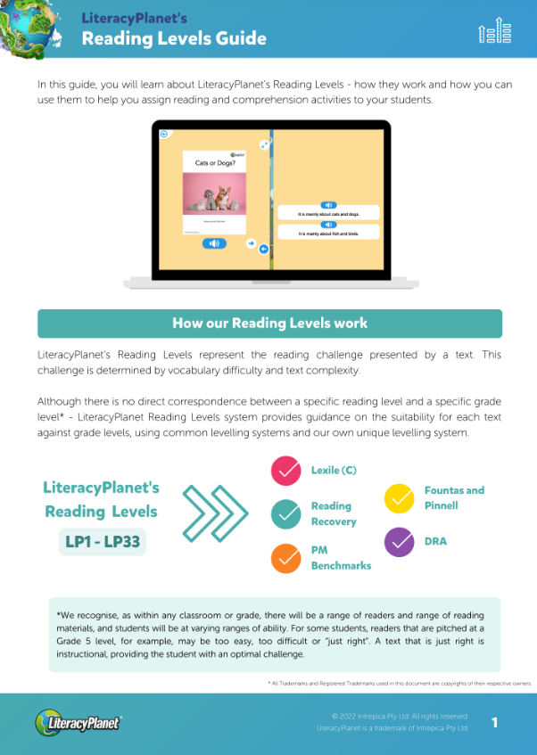 UK Reading level G